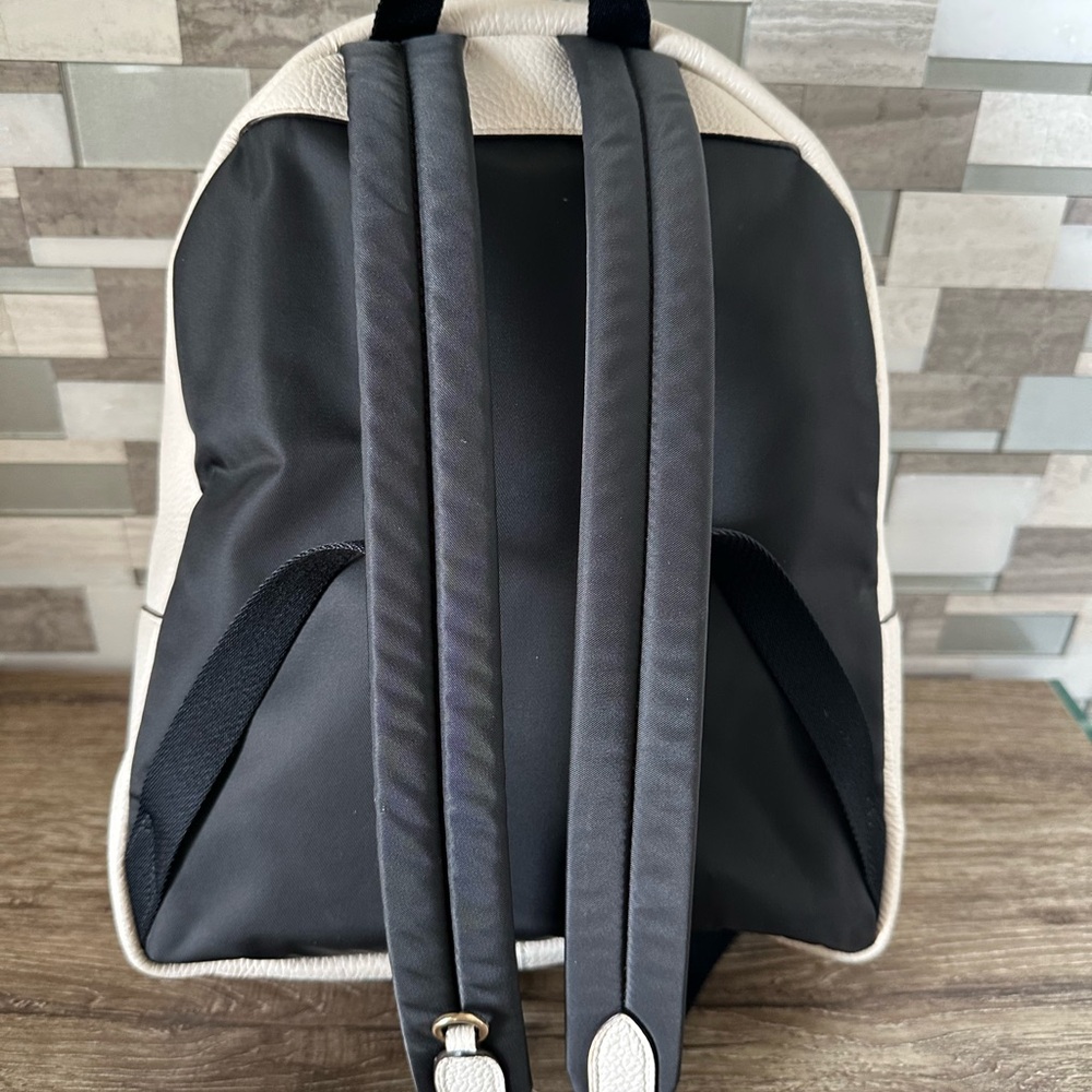 Coach Ivory Mini Backpack with Gold Accents / Bifold Wallet Included - Picture 2 of 16